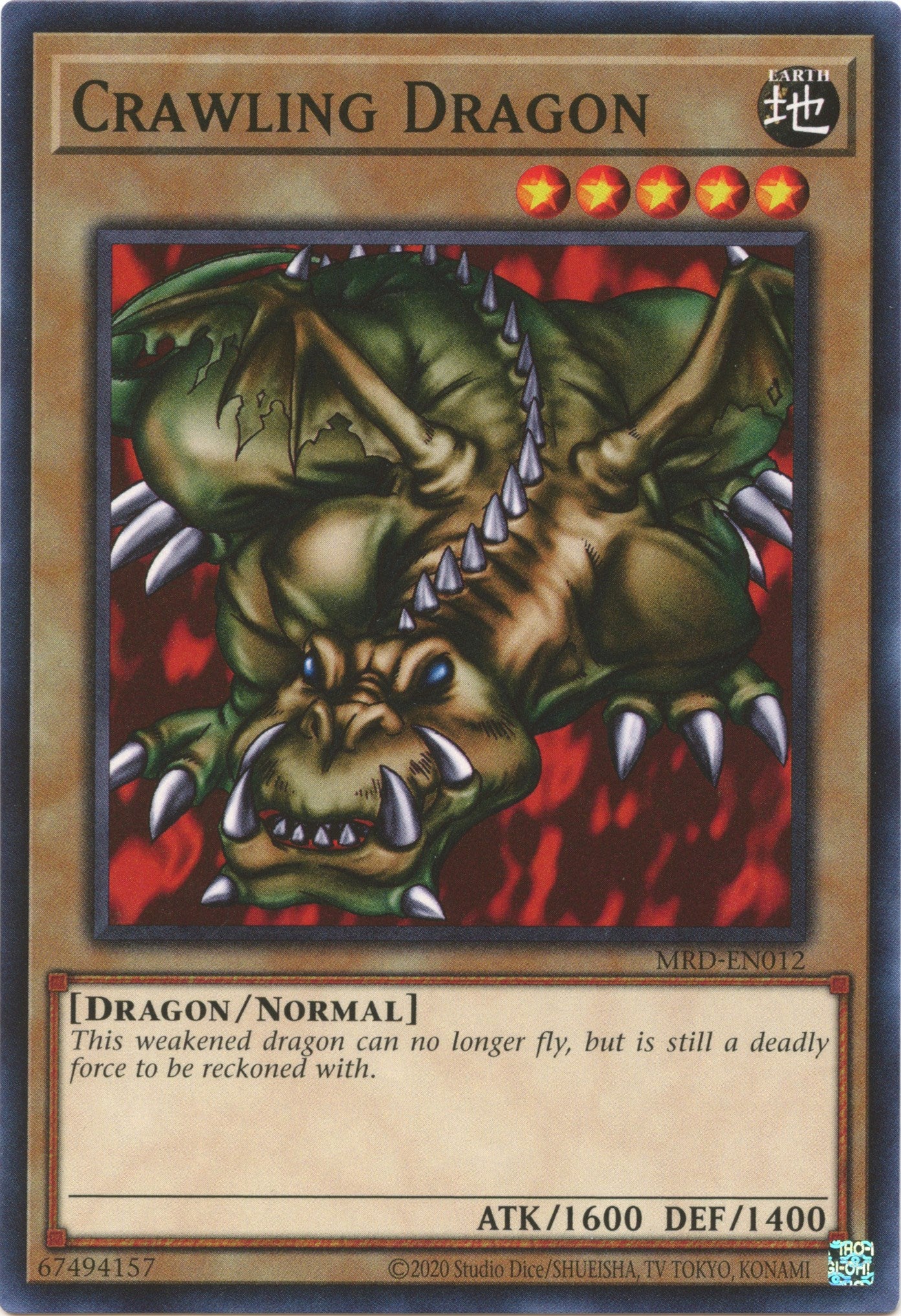 Crawling Dragon (25th Anniversary) [MRD-EN012] Common | Good Games Morley