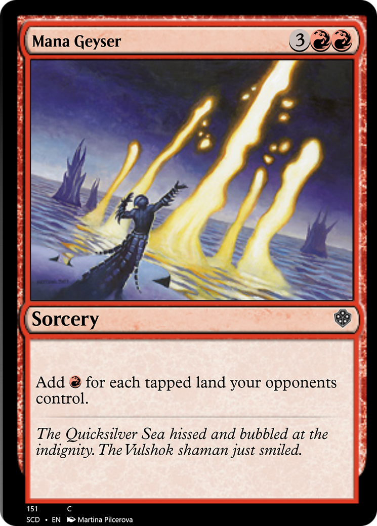 Mana Geyser [Starter Commander Decks] | Good Games Morley