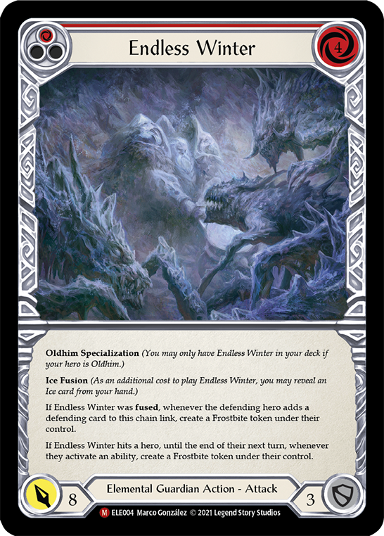 Endless Winter [ELE004] (Tales of Aria)  1st Edition Normal | Good Games Morley