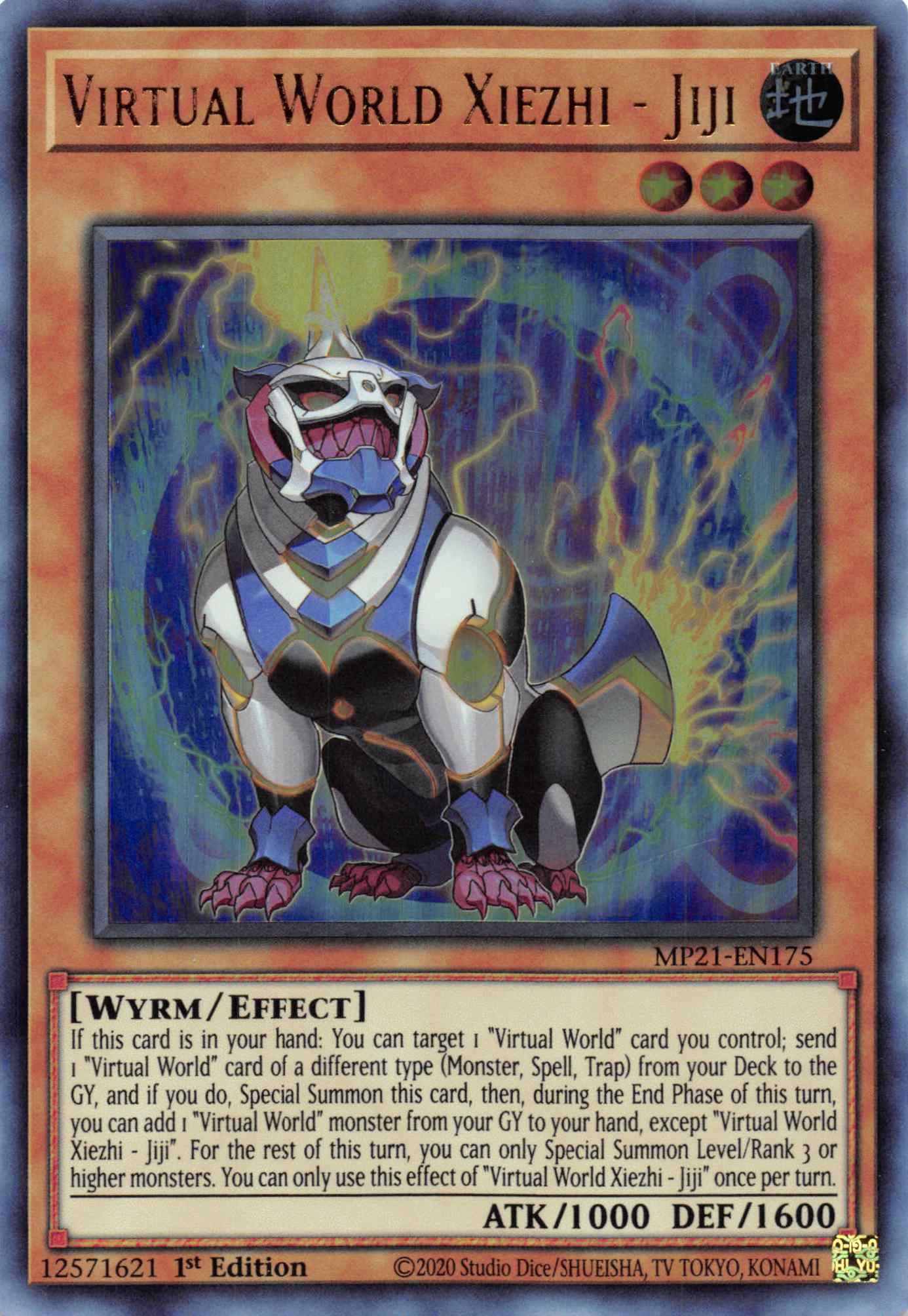 Virtual World Xiezhi - Jiji [MP21-EN175] Ultra Rare | Good Games Morley