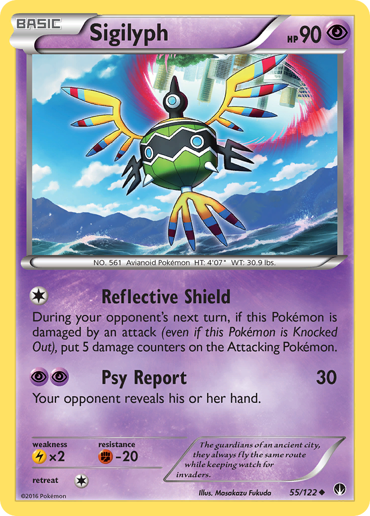 Sigilyph (55/122) [XY: BREAKpoint] | Good Games Morley
