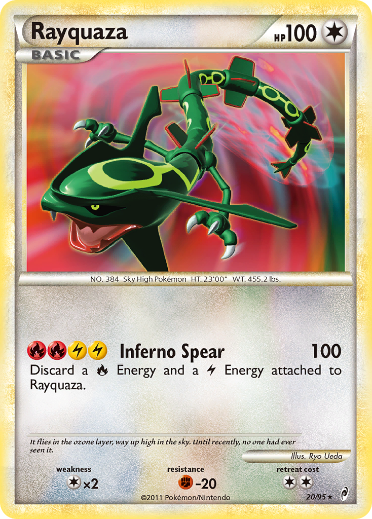 Rayquaza (20/95) [HeartGold & SoulSilver: Call of Legends] | Good Games Morley