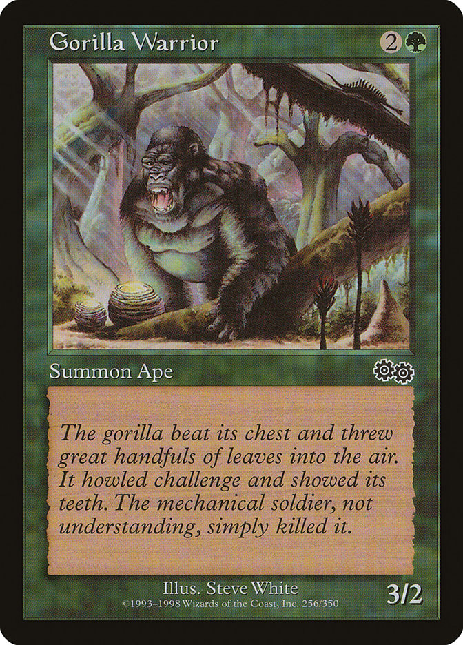 Gorilla Warrior [Urza's Saga] | Good Games Morley