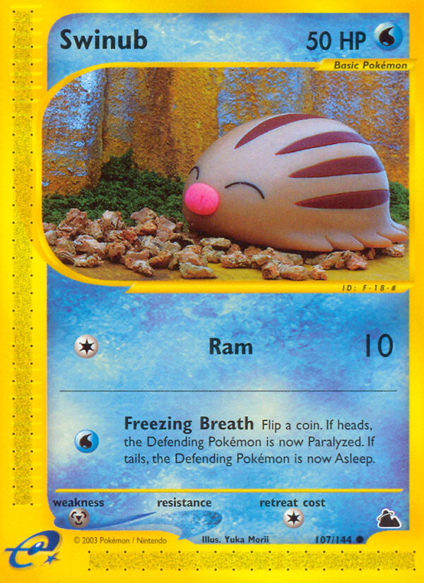 Swinub (107/144) [Skyridge] | Good Games Morley