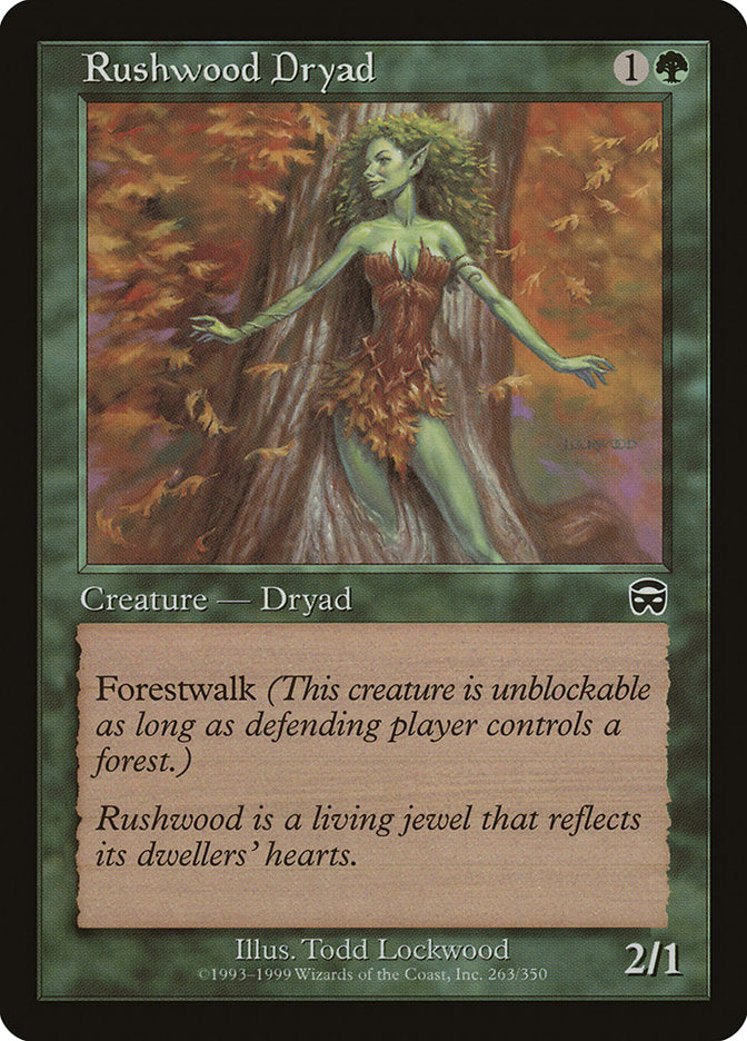 Rushwood Dryad [Mercadian Masques] | Good Games Morley