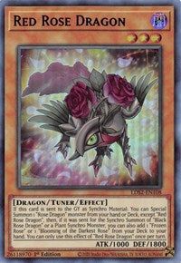 Red Rose Dragon (Blue) [LDS2-EN108] Ultra Rare | Good Games Morley
