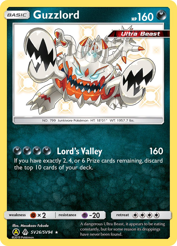 Guzzlord (SV26/SV94) [Sun & Moon: Hidden Fates - Shiny Vault] | Good Games Morley