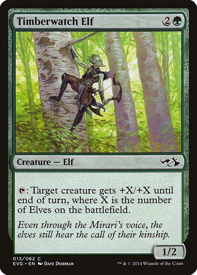 Timberwatch Elf (Elves vs. Goblins) [Duel Decks Anthology] | Good Games Morley