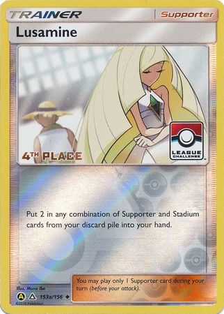 Lusamine (153a/156) (League Challenge Alt Art 4th Place) [Sun & Moon: Ultra Prism] | Good Games Morley
