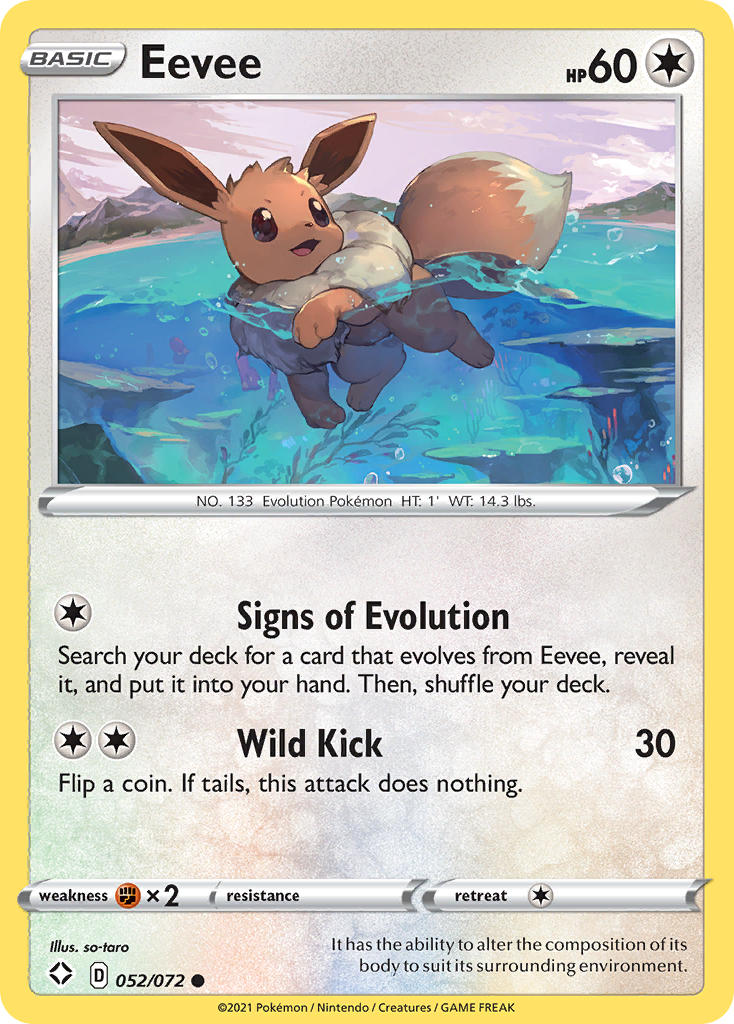 Eevee (052/072) [Sword & Shield: Shining Fates] | Good Games Morley