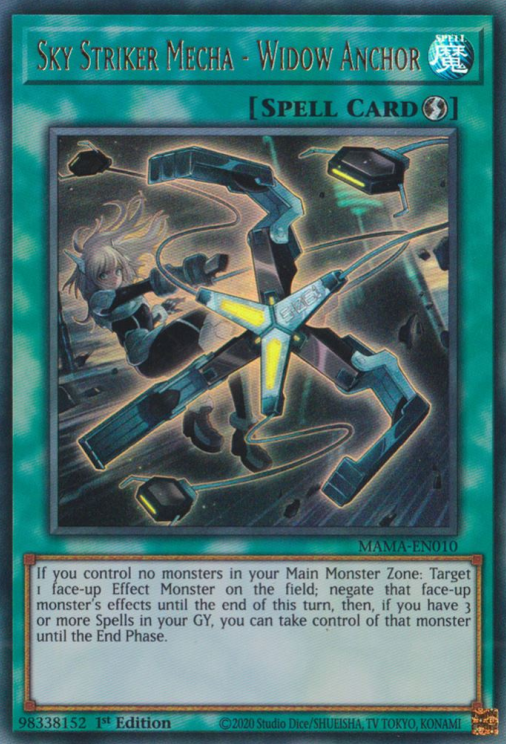 Sky Striker Mecha - Widow Anchor [MAMA-EN010] Ultra Rare | Good Games Morley