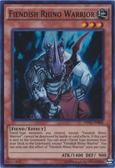Fiendish Rhino Warrior [OP02-EN005] Super Rare | Good Games Morley