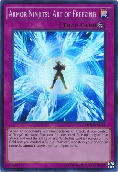Armor Ninjitsu Art of Freezing [OP02-EN012] Super Rare | Good Games Morley