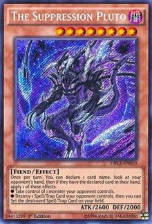 The Suppression Pluto [DRL3-EN010] Secret Rare | Good Games Morley