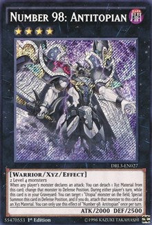 Number 98: Antitopian [DRL3-EN027] Secret Rare | Good Games Morley