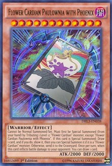 Flower Cardian Paulownia with Phoenix [DRL3-EN038] Ultra Rare | Good Games Morley