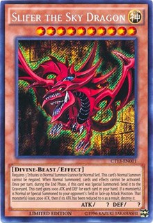Slifer the Sky Dragon [CT13-EN001] Secret Rare | Good Games Morley
