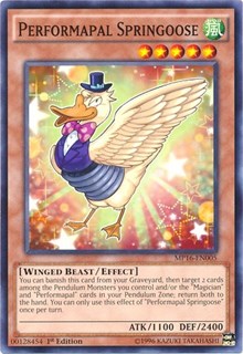 Performapal Springoose [MP16-EN005] Common | Good Games Morley