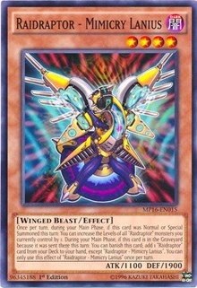 Raidraptor - Mimicry Lanius [MP16-EN015] Common | Good Games Morley
