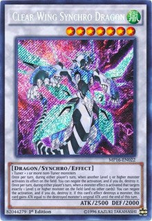 Clear Wing Synchro Dragon [MP16-EN022] Secret Rare | Good Games Morley
