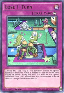 Lose 1 Turn [MP16-EN034] Ultra Rare | Good Games Morley