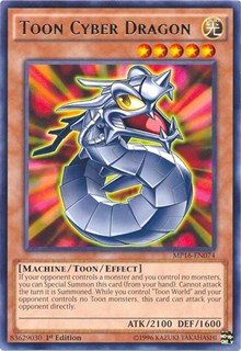 Toon Cyber Dragon [MP16-EN074] Rare | Good Games Morley