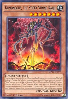 Kumongous, the Sticky String Kaiju [MP16-EN099] Rare | Good Games Morley