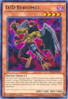 D/D Berfomet [MP16-EN113] Rare | Good Games Morley