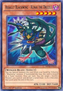 Assault Blackwing - Kunai the Drizzle [MP16-EN119] Rare | Good Games Morley