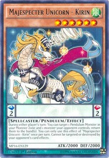 Majespecter Unicorn - Kirin [MP16-EN129] Rare | Good Games Morley