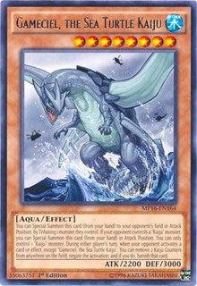 Gameciel, the Sea Turtle Kaiju [MP16-EN164] Rare | Good Games Morley
