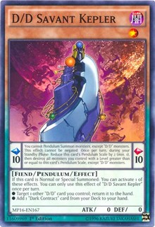 D/D Savant Kepler [MP16-EN167] Common | Good Games Morley
