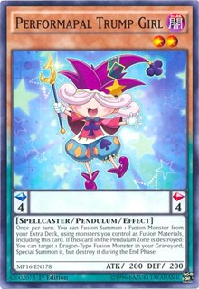 Performapal Trump Girl [MP16-EN178] Common | Good Games Morley