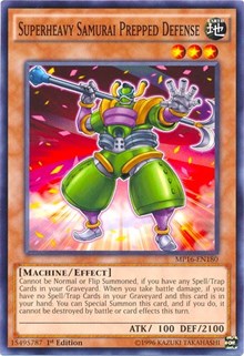 Superheavy Samurai Prepped Defense [MP16-EN180] Common | Good Games Morley