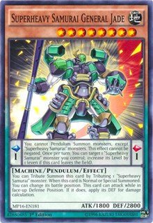 Superheavy Samurai General Jade [MP16-EN181] Common | Good Games Morley