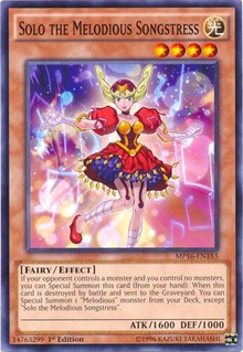 Solo the Melodious Songstress [MP16-EN183] Common | Good Games Morley