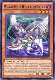 Wizard Buster Destruction Sword [MP16-EN191] Common | Good Games Morley