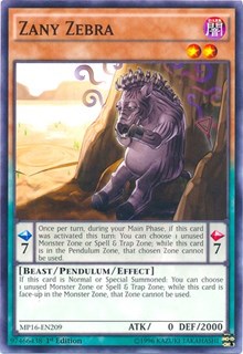 Zany Zebra [MP16-EN209] Common | Good Games Morley
