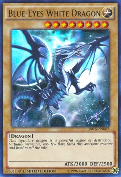 Blue-Eyes White Dragon (JMPS-EN002) [JMPS-EN002] Ultra Rare | Good Games Morley