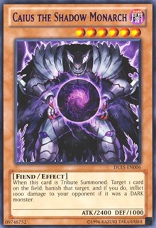 Caius the Shadow Monarch (Purple) [DL15-EN006] Rare | Good Games Morley