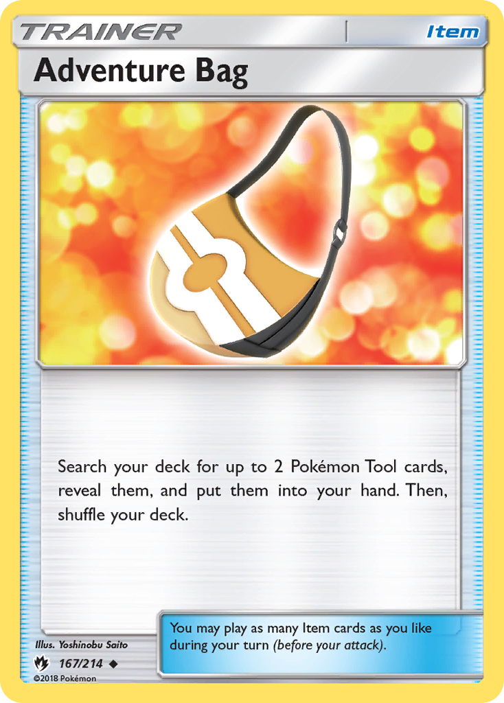 Adventure Bag (167/214) [Sun & Moon: Lost Thunder] | Good Games Morley