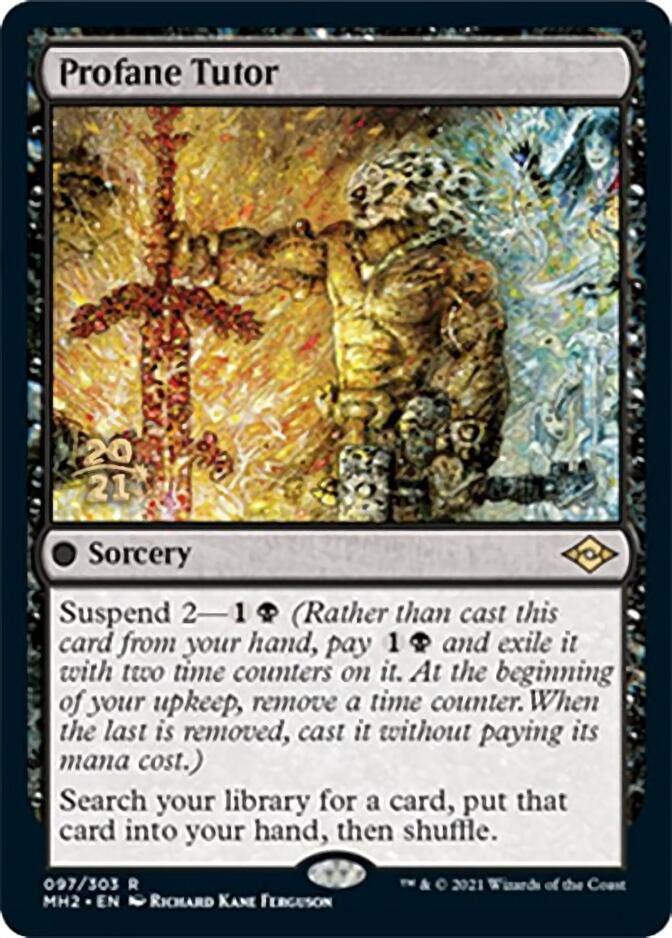 Profane Tutor [Modern Horizons 2 Prerelease Promos] | Good Games Morley