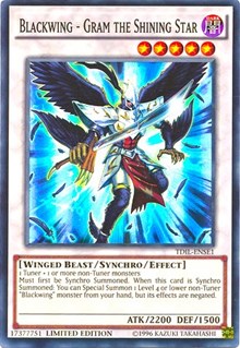 Blackwing - Gram the Shining Star [TDIL-ENSE1] Super Rare | Good Games Morley