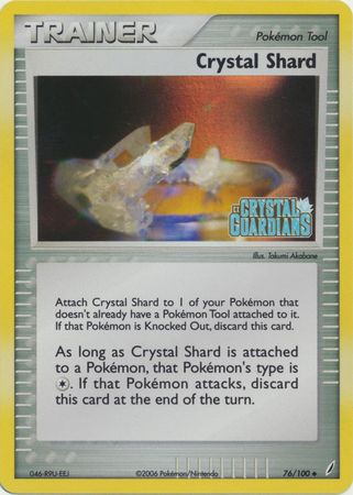 Crystal Shard (76/100) (Stamped) [EX: Crystal Guardians] | Good Games Morley