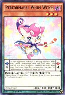 Performapal Whim Witch [INOV-EN002] Rare | Good Games Morley