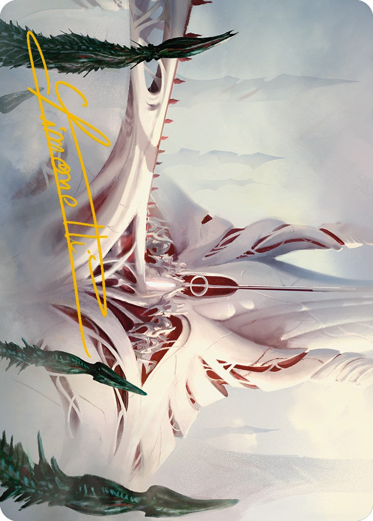 The Fair Basilica Art Card (Gold-Stamped Signature) [Phyrexia: All Will Be One Art Series] | Good Games Morley
