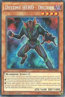 Destiny HERO - Decider [DESO-EN003] Secret Rare | Good Games Morley