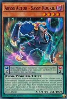 Abyss Actor - Sassy Rookie [DESO-EN019] Super Rare | Good Games Morley