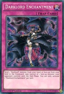 Darklord Enchantment [DESO-EN037] Secret Rare | Good Games Morley