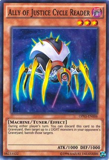 Ally of Justice Cycle Reader [OP03-EN006] Super Rare | Good Games Morley